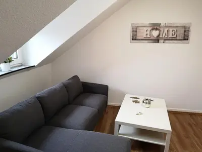 Ein Sitzbereich in der Unterkunft Lüdenscheid-Ferienwohnung de Betzler Weh29-100