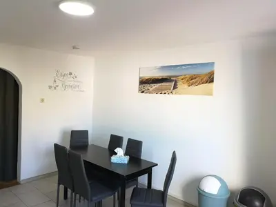 Ein Sitzbereich in der Unterkunft Lüdenscheid-Ferienwohnung de Betzler Weh29-100