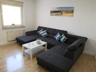 Ein Sitzbereich in der Unterkunft Lüdenscheid-Ferienwohnung de Betzler Weh29-100