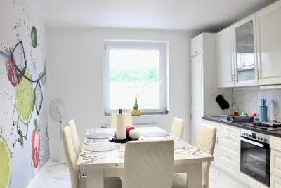 Küche/Küchenzeile in der Unterkunft Suite-Apartment-Essen