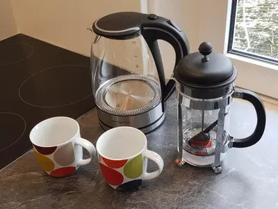 Kaffee-/Teezubehör in der Unterkunft Fewo Faubel Centro 44 m2
