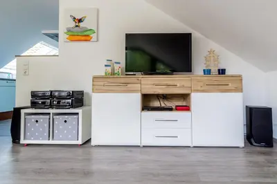 Küche/Küchenzeile in der Unterkunft Ferienwohnung Konrad Duden