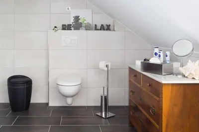 Ein Badezimmer in der Unterkunft Ferienwohnung Konrad Duden