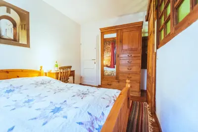 Ein Bett oder Betten in einem Zimmer der Unterkunft Gästehaus Kersting