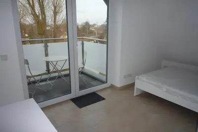 Ein Bett oder Betten in einem Zimmer der Unterkunft Appartement mit Aussicht