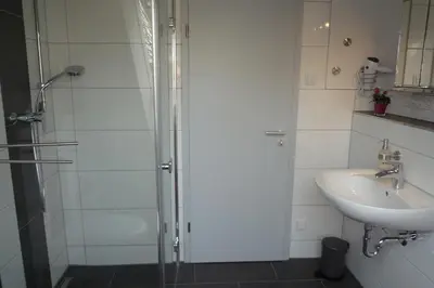 Ein Badezimmer in der Unterkunft Appartement mit Aussicht