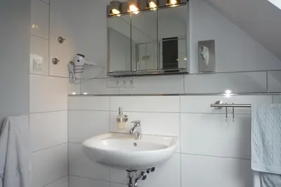 Ein Badezimmer in der Unterkunft Appartement mit Aussicht