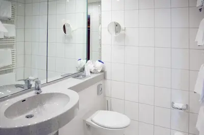 Ein Badezimmer in der Unterkunft Hotel-Restaurant Zum Schwanen