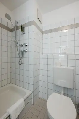 Ein Badezimmer in der Unterkunft Hotel Mirage