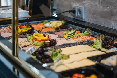 Essen im Hotel oder in der Nähe