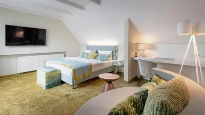 Ein Bett oder Betten in einem Zimmer der Unterkunft Das Vesper