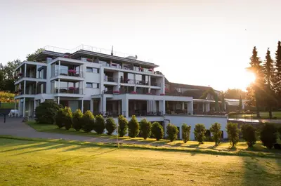 Das Gebäude in dem sich das Hotel befindet