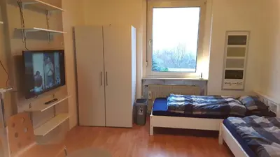 Ein Bett oder Betten in einem Zimmer der Unterkunft Monteur Apartment Valeria