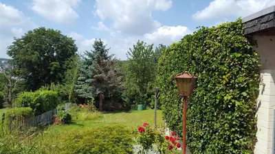 Ein Garten an der Unterkunft Monteur Apartment Valeria