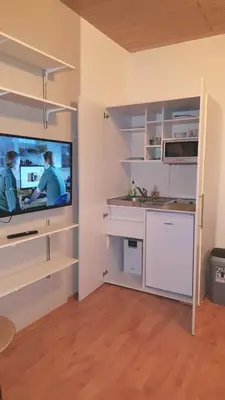 TV/Unterhaltungsangebot in der Unterkunft Monteur Apartment Valeria