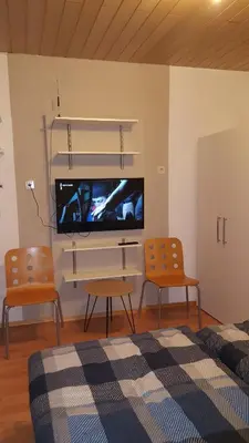 TV/Unterhaltungsangebot in der Unterkunft Monteur Apartment Valeria