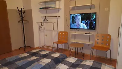 TV/Unterhaltungsangebot in der Unterkunft Monteur Apartment Valeria
