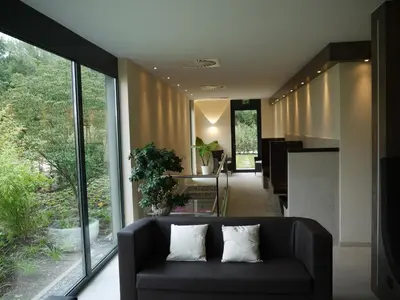 Ein Sitzbereich in der Unterkunft Essensio Hotel Düsseldorf