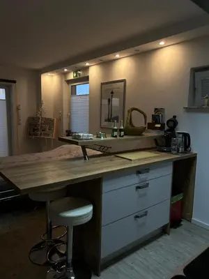 Küche/Küchenzeile in der Unterkunft Stilvolles Appartement