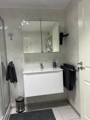 Ein Badezimmer in der Unterkunft Stilvolles Appartement