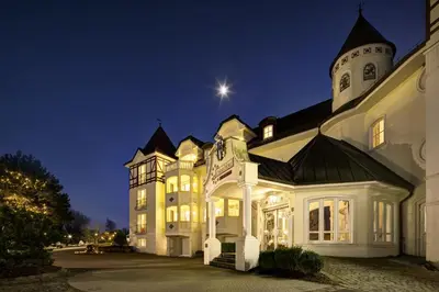 Das Gebäude in dem sich das Hotel befindet
