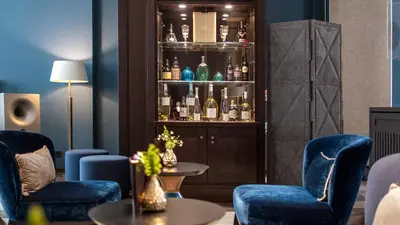 Ein Sitzbereich in der Unterkunft The Wellem Residences