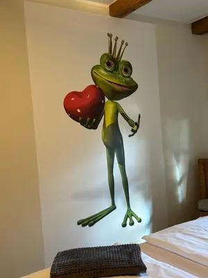 Ein Bett oder Betten in einem Zimmer der Unterkunft Hotel Gasthof Kruse
