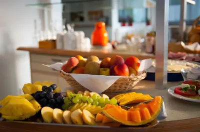 Essen im Hotel oder in der Nähe