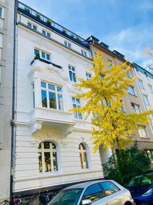 Das Gebäude in dem sich die Ferienwohnung befindet