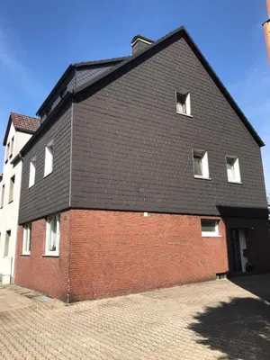Das Gebäude in dem sich die Ferienwohnung befindet