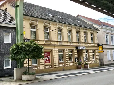 Das Gebäude in dem sich das Hotel befindet