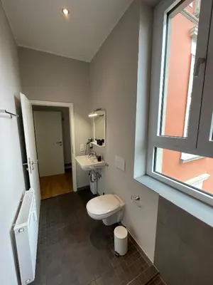Ein Badezimmer in der Unterkunft Gästehaus LeLo 3