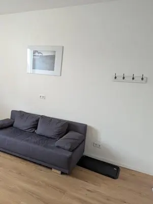 Ein Sitzbereich in der Unterkunft Gästehaus LeLo 3