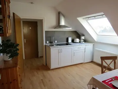 Küche/Küchenzeile in der Unterkunft Gästehaus Schönenberg