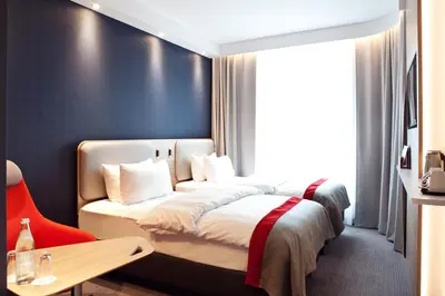 Ein Bett oder Betten in einem Zimmer der Unterkunft Holiday Inn Express Oberhausen by IHG