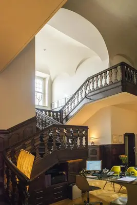 Ein Sitzbereich in der Unterkunft Park Villa Hotel