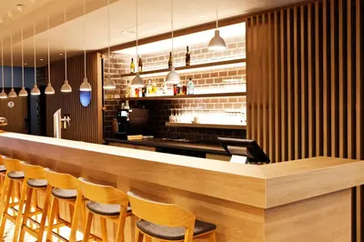 Lounge oder Bar in der Unterkunft Holiday Inn Express - Mülheim - Ruhr by IHG