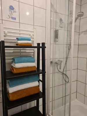 Ein Badezimmer in der Unterkunft Altstadt