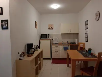 Küche/Küchenzeile in der Unterkunft Altstadt