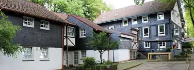 Das Gebäude in dem sich das Hotel befindet