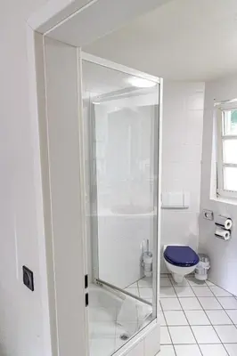 Ein Badezimmer in der Unterkunft Hotel Nüller Hof