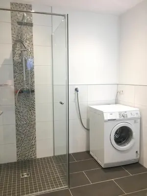 Ein Badezimmer in der Unterkunft Am Grünenplatz 65