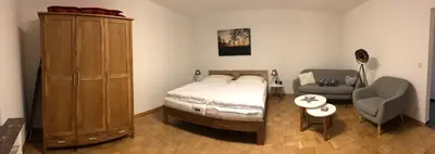 Ein Bett oder Betten in einem Zimmer der Unterkunft Am Grünenplatz 65