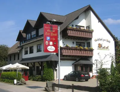 Das Gebäude in dem sich die Pension befindet
