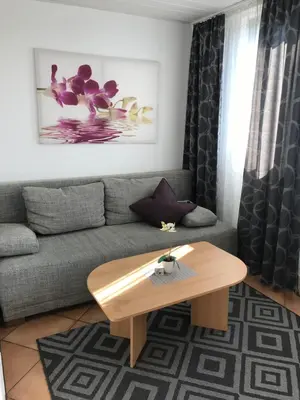 Ein Sitzbereich in der Unterkunft Gasthof zur Post Hotel - Restaurant