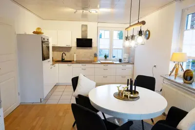 Küche/Küchenzeile in der Unterkunft Ferienwohnung Menden