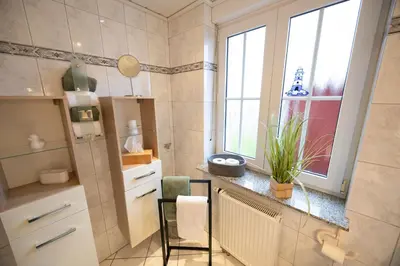Ein Badezimmer in der Unterkunft Ferienwohnung Menden