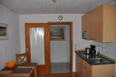 Küche/Küchenzeile in der Unterkunft Ferienwohnung Raiser