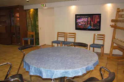 TV/Unterhaltungsangebot in der Unterkunft Hotel Kaufhold - Haus der Handweberei