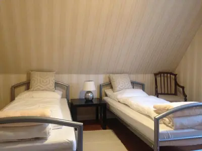 Ein Bett oder Betten in einem Zimmer der Unterkunft Düsseldorf Messe -Apartment Milan